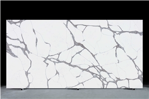High Quality Calacatta Quartz Slab For Surface Project