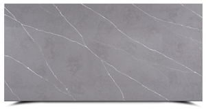 Manmade Grey Artificial Stone Slab From China Factory AQ5146