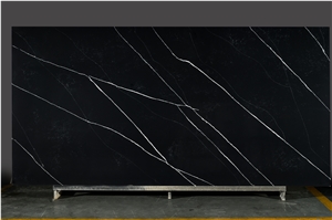 Nero Black Quartz Tiles Marble Look Stone Tiles