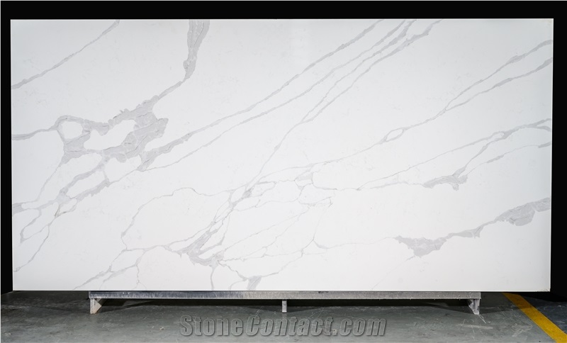 Polished Artifical Polished White Quartz Slab