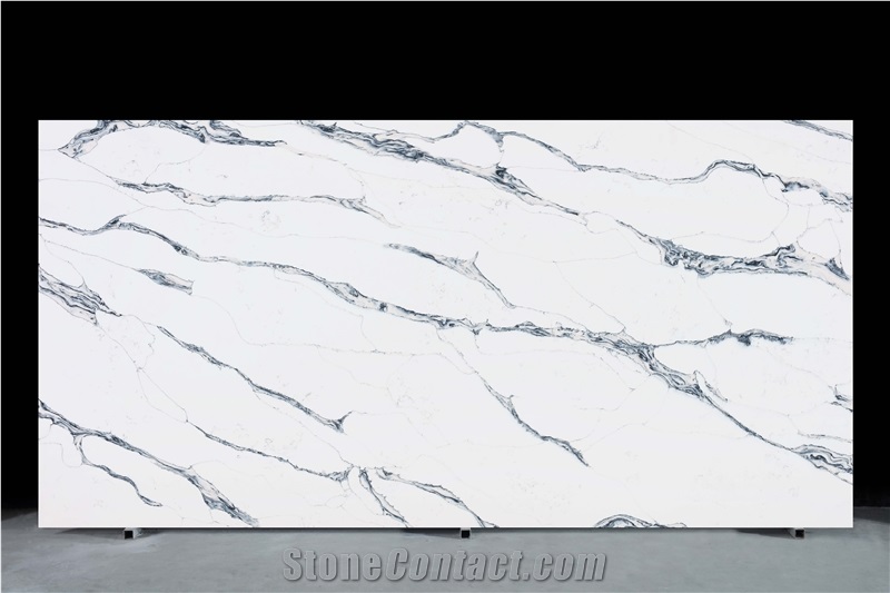 Quartz Slabs Good Quality Price Calacatta Series