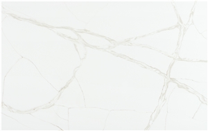 Quartz Stone Match To Ariston White Carrara Stone AQ037
