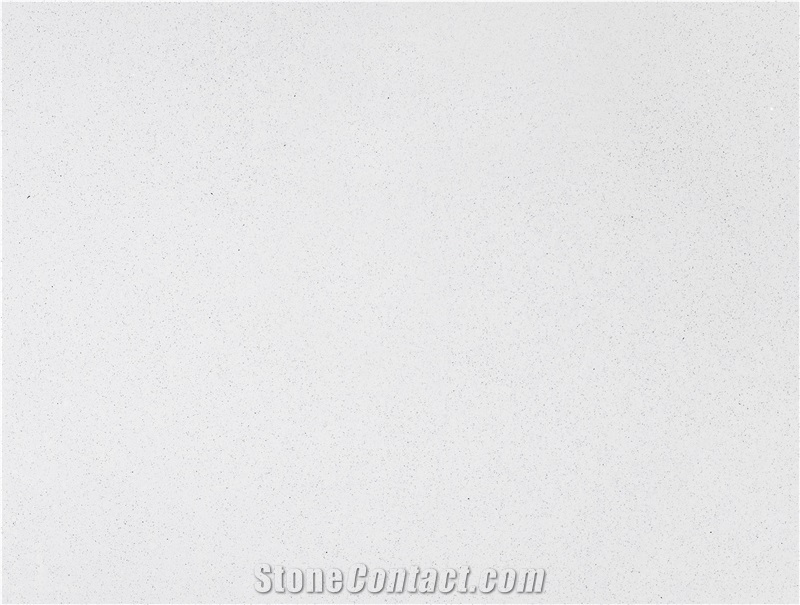 Super White Quartz Engineered Stone AQ1077