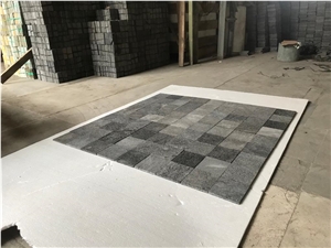 Black Lava Stone Tile Indonesia - Pedra Hitam Lisa 10X10x1cm