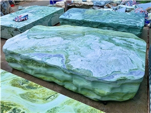 Green Jade Marble Slab