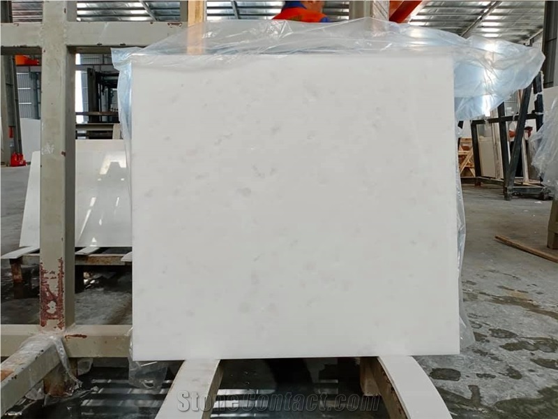 Opal White Marble Slab