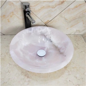 Stack Marble Pedestal Wash Basin Carrara Bathroom Art Sink