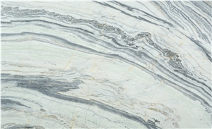 Wavy White Marble