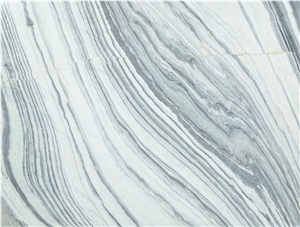 Wavy White Marble