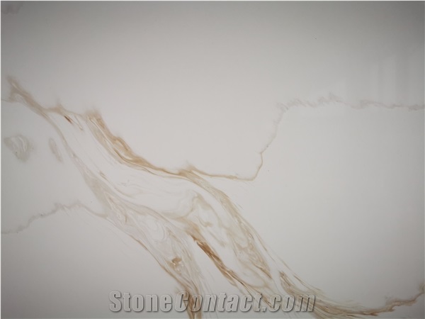 2Cm 3Cm Calacatta Gold Quartz Stone Slabs