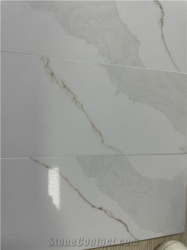 2Cm 3Cm Calacatta Gold Quartz Stone Slabs
