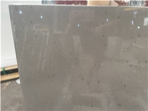 Brown Veining Engineered Countertop Quartz Top From Vietnam