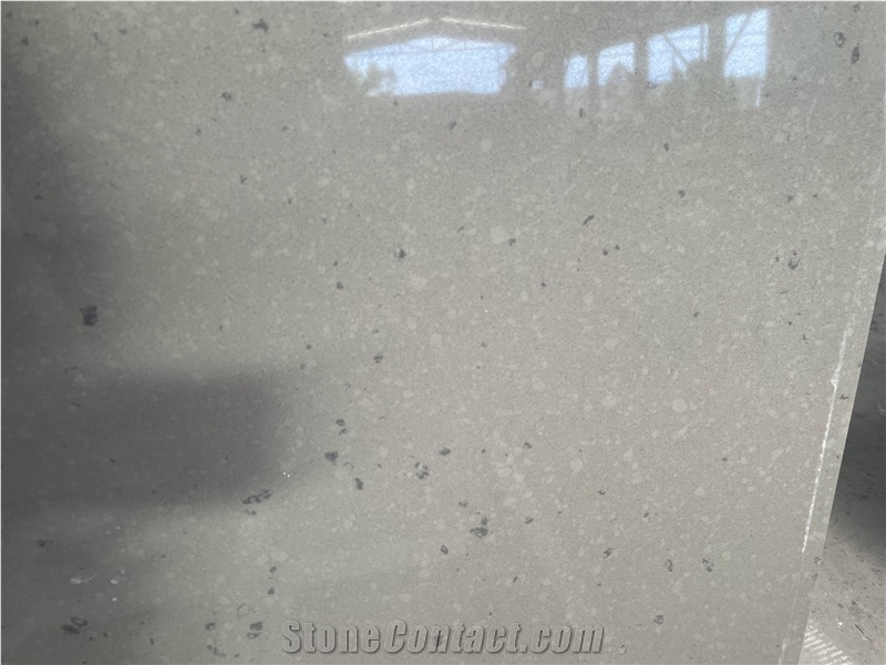 Brown Veining Engineered Countertop Quartz Top From Vietnam