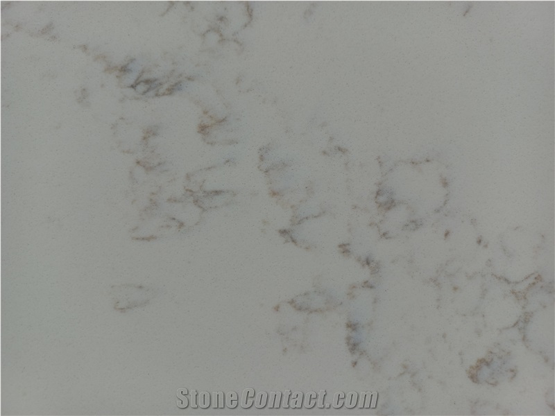 Fast Delivery Artificial Stone Calacatta White Quartz Slab
