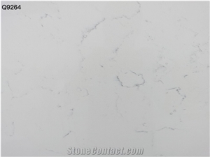 Vietnam Made Engineered Carrara White Quartz Jumbo Slab