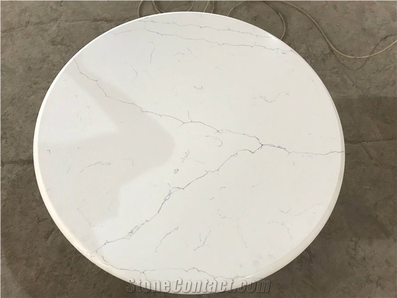 Vietnam White Calacatta Countertop For Kitchen And Bathroom