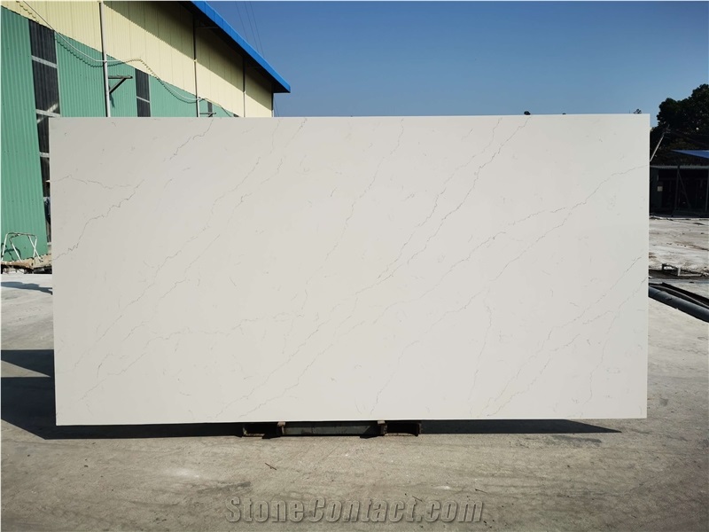 Vietnam White Calacatta Countertop For Kitchen And Bathroom