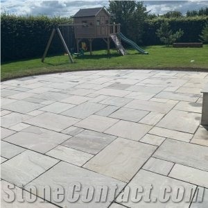 Kandla Grey Indian Sandstone Pavers