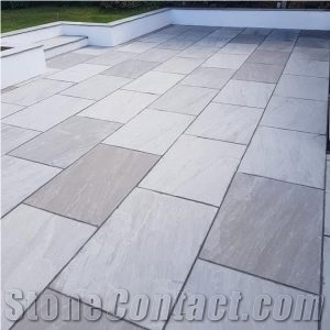 Kandla Grey Indian Sandstone Pavers