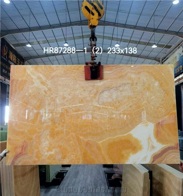 Pure Green Onyx Slab Tile Stone For Wall And Background