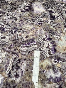 Amethyst Gemstone Slab, Amethyst Luxury Wall