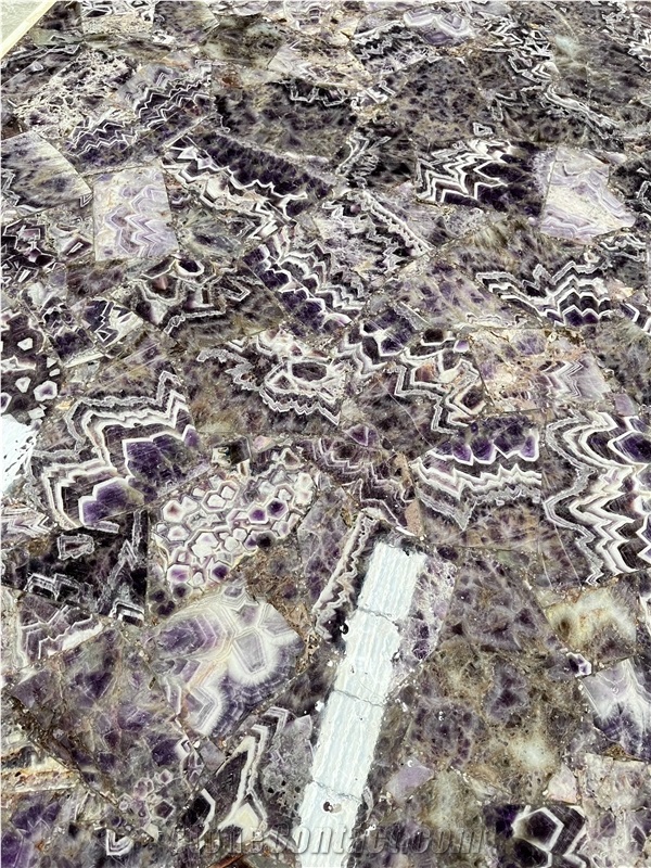 Amethyst Gemstone Slab, Amethyst Luxury Wall
