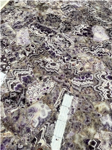 Amethyst Gemstone Slab, Amethyst Luxury Wall