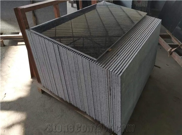 Angola Black Granite Slabs Polished Factory Price