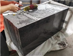 Angola Black Granite Slabs Polished Factory Price