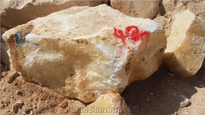 Snow White Onyx Blocks