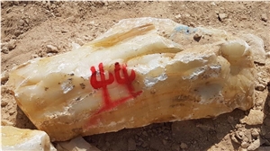 Snow White Onyx Blocks