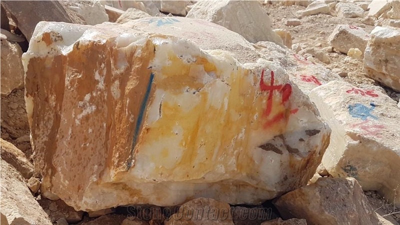 Snow White Onyx Blocks