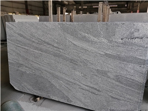 Ash Grey Granite Slab Polished