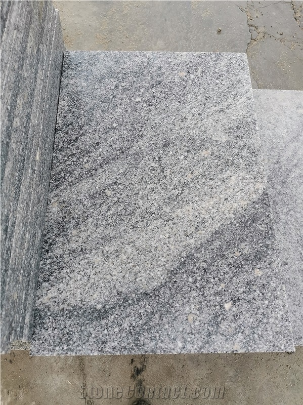 Ash Grey Granite Slab Polished