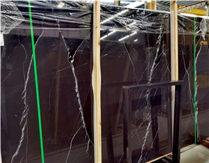 China Marquina Marble Polished Slabs