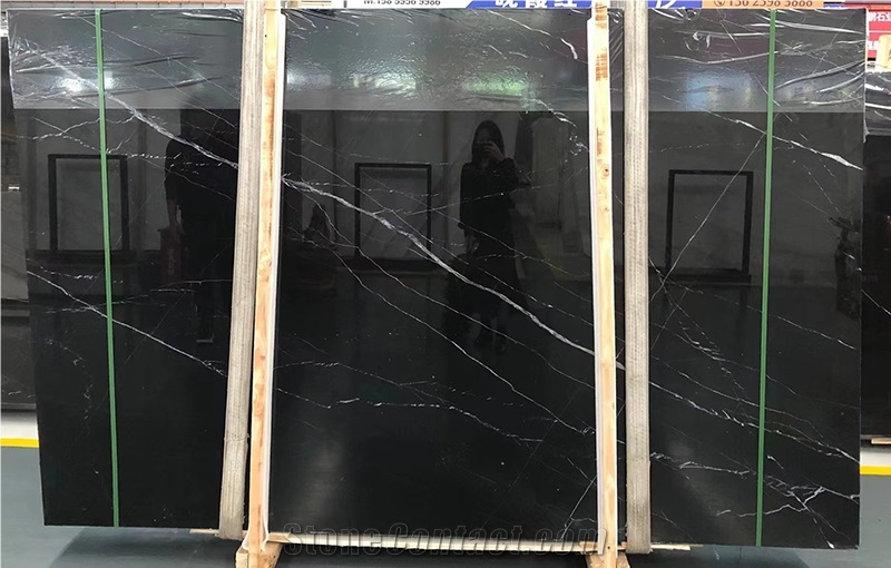 China Marquina Marble Polished Slabs