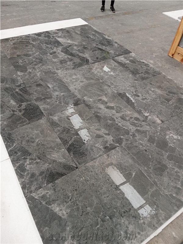 Frig Grey Sandblasted Marble Tiles 3X40.6X61