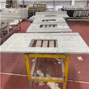 Carrara Hotel Bath Tops,Optimustone Carrara Marble Tops