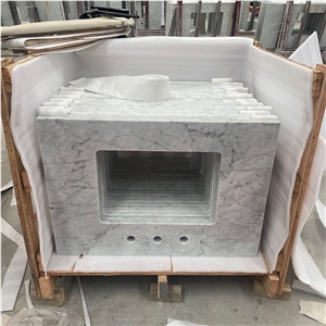 Carrara Hotel Bath Tops,Optimustone Carrara Marble Tops