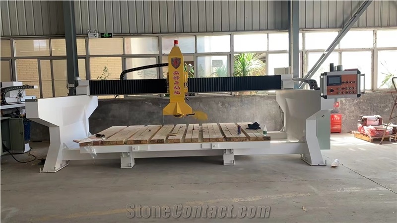 Bridge Saw Making Kitchen Countertop Cutting, Drilling, Profiling