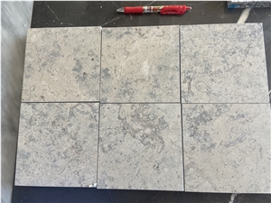 Adair Grey Limestone Slab Tile