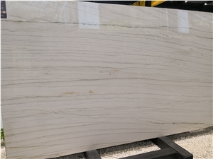 Brazil White Macaubas Quartzite Slab Kitchen Tile Wall