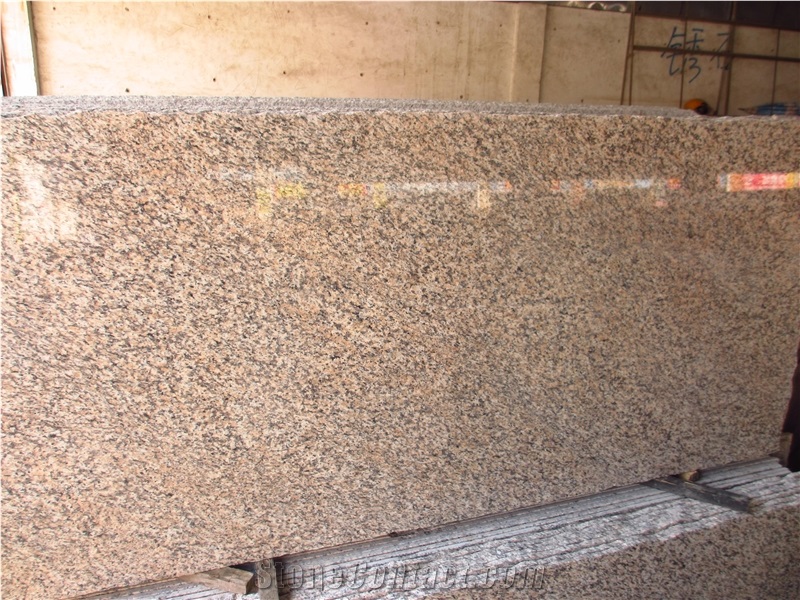 China Tiger Skin Red Granite Slab Kitchen Tile Floor