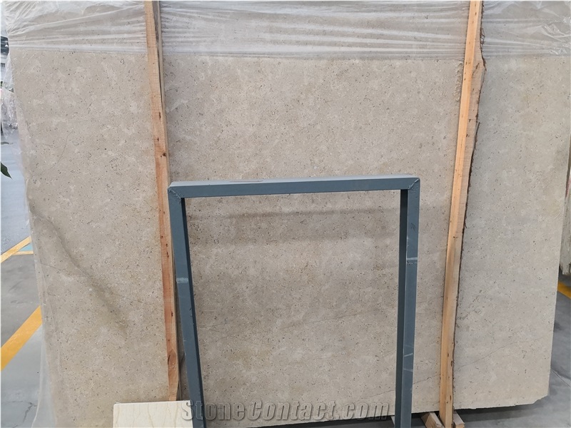 Egypt Sinai Pearl Beige Limetsone Slab Tile