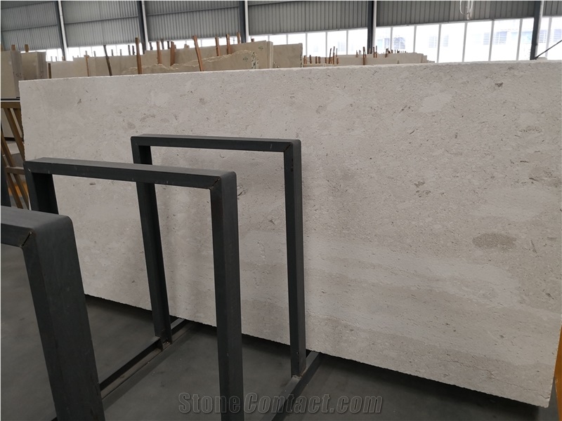 Greece Pearl Limestone Beige Slab Tile