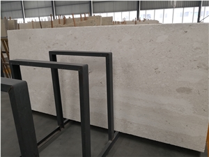 Greece Pearl Limestone Beige Slab Tile