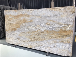 India River Gold Granite Slab Wall Kitchen Tile Floor India River Gold Granite Slab Wall Kitchen Tile Floor