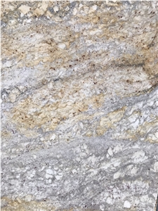 India River Gold Granite Slab Wall Kitchen Tile Floor
