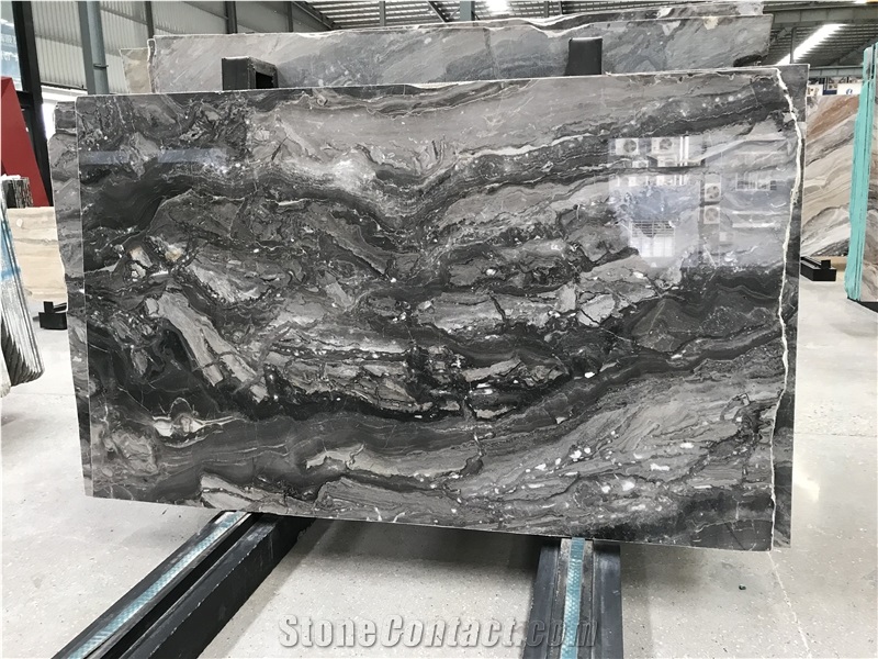 Italy Arabescato Grigio Rosa Brown Marble For Wall Cladding