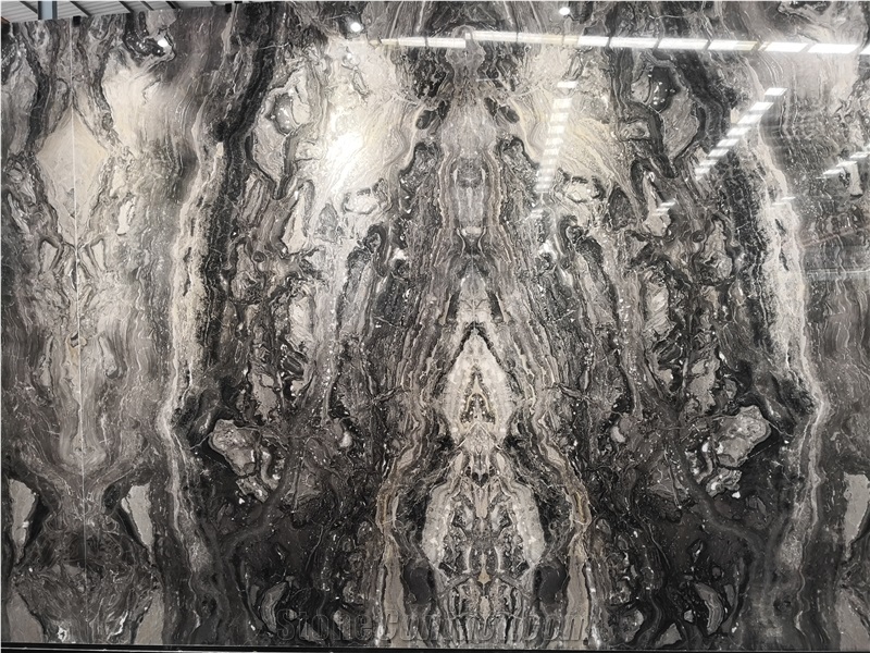 Italy Arabescato Grigio Rosa Brown Marble For Wall Cladding